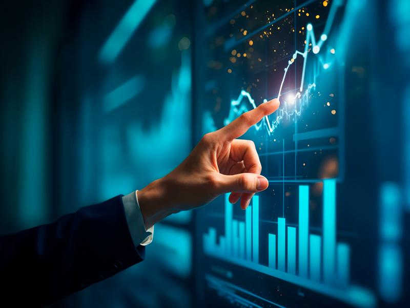 Dashboard e análise de desempenho.