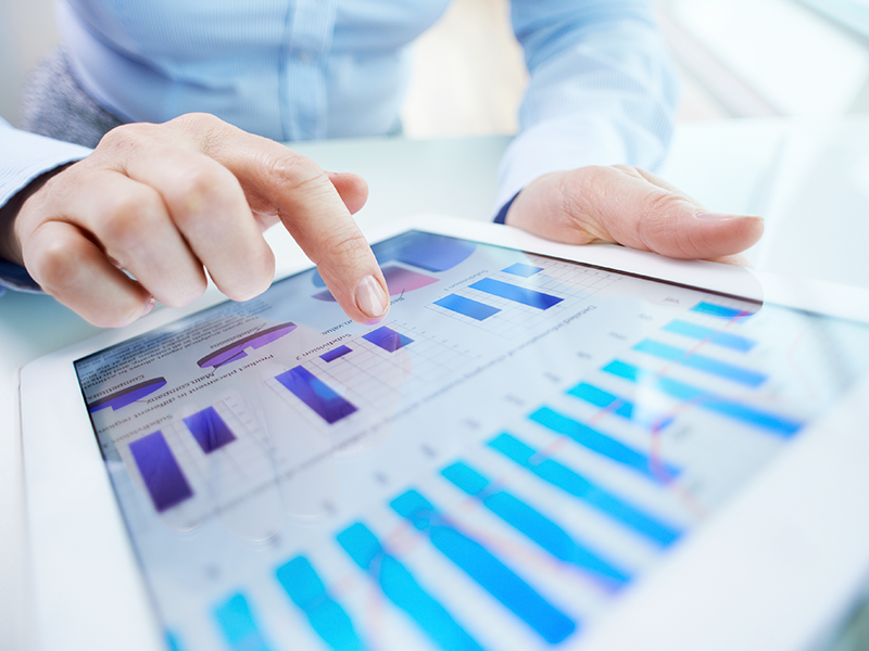 Relatórios e insights em tempo real